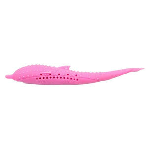 Silicone Fish Shape Cat Self-Cleaning Toothbrush