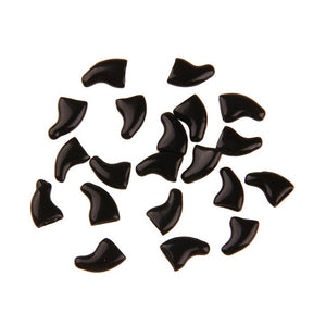 20pcs Silicone Soft Cat Nail Caps with free Pet Safe Adhesive Glue