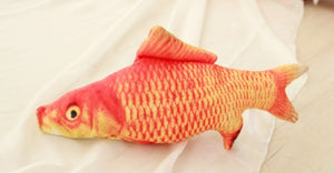 12 Style 3D Artificial Cat Catnip Plush Toy Fish