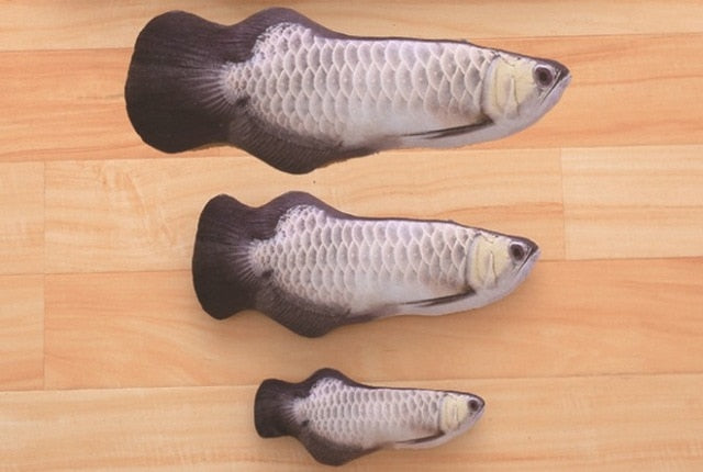 12 Style 3D Artificial Cat Catnip Plush Toy Fish