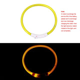 USB Charging Pet Dog Collar Rechargeable LED Tube